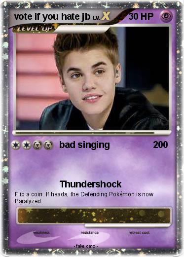 Pokemon vote if you hate jb