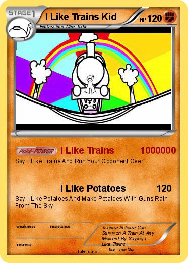 Pokemon I Like Trains Kid
