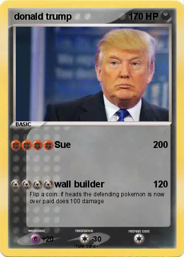 Pokemon donald trump