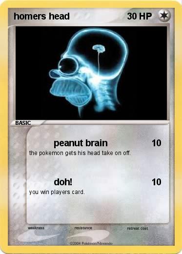 Pokemon homers head