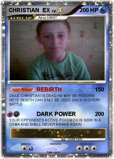 Pokemon CHRISTIAN  EX