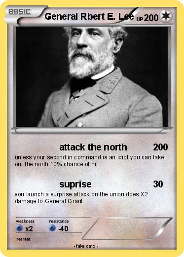 Pokemon General Rbert E. Lee
