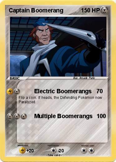 Pokemon Captain Boomerang