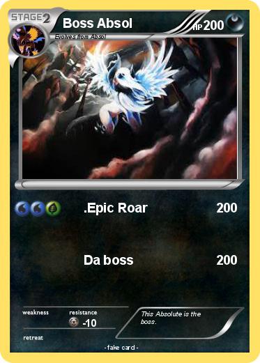 Pokemon Boss Absol