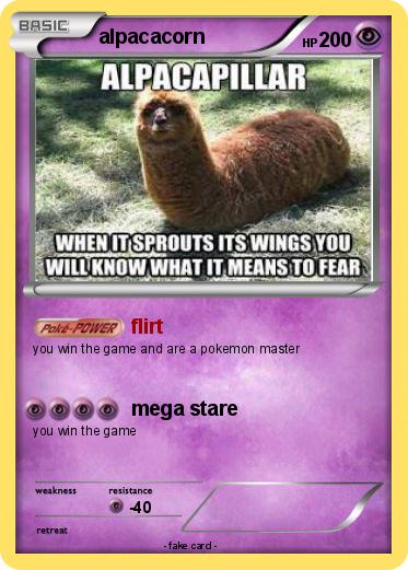 Pokemon alpacacorn