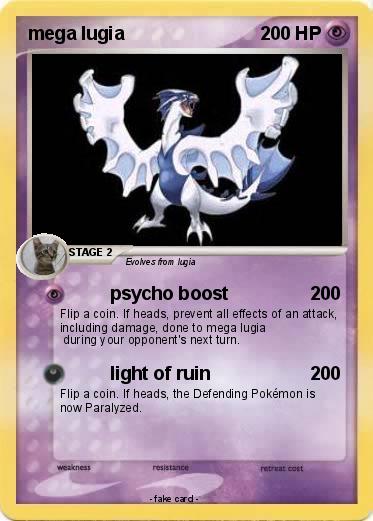 Pokemon mega lugia