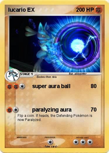 Pokemon lucario EX