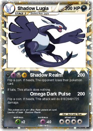 Pokemon Shadow Lugia