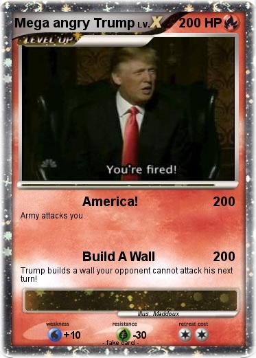 Pokemon Mega angry Trump