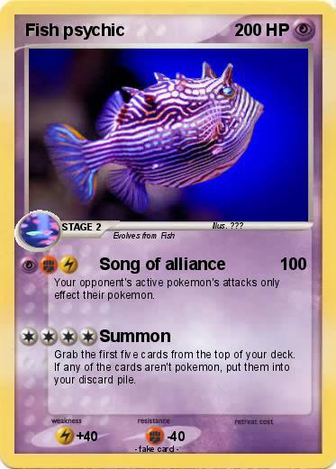 Pokemon Fish psychic