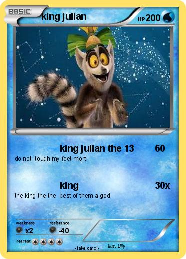 Pokemon king julian