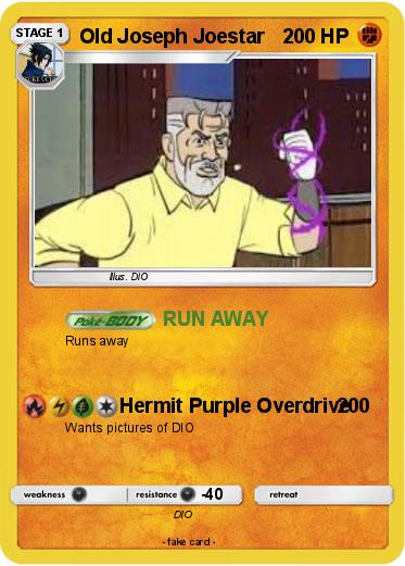 Pokemon Old Joseph Joestar