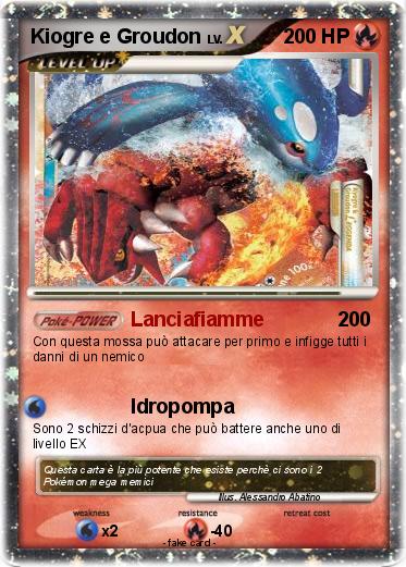 Pokemon Kiogre e Groudon