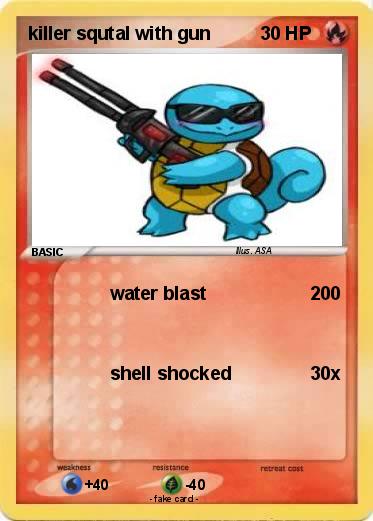 Pokemon killer squtal with gun