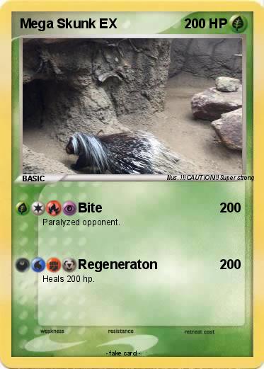 Pokemon Mega Skunk EX