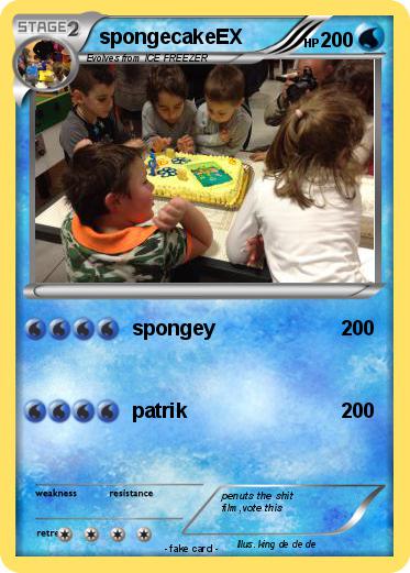 Pokemon spongecakeEX
