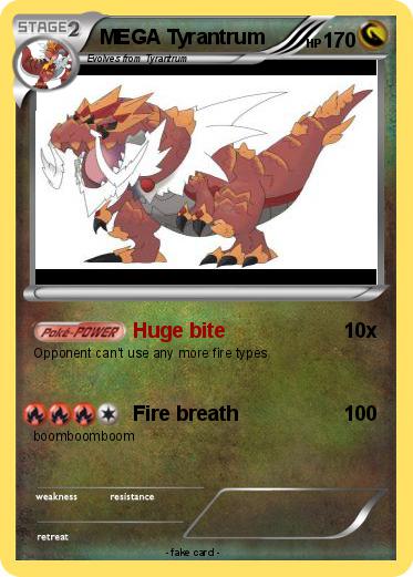 Pokemon MEGA Tyrantrum