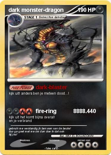 Pokemon dark monster-dragon