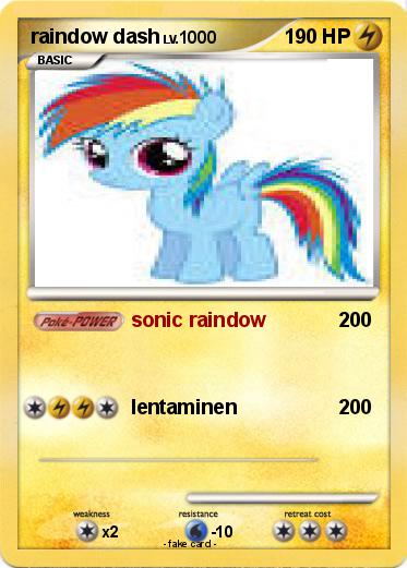 Pokemon raindow dash