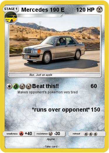 Pokemon Mercedes 190 E
