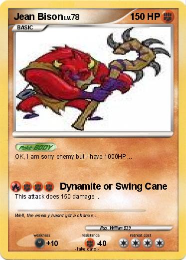 Pokemon Jean Bison