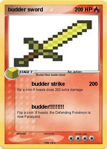 Pokemon budder sword