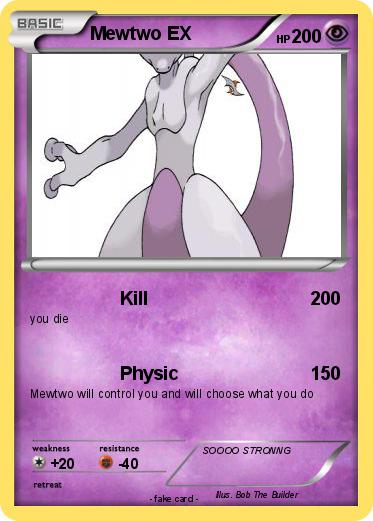 Pokemon Mewtwo EX