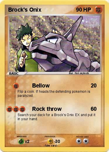 Pokemon Brock's Onix