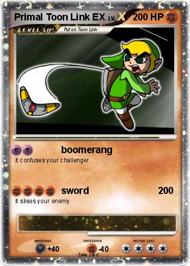 Pokemon Primal Toon Link EX