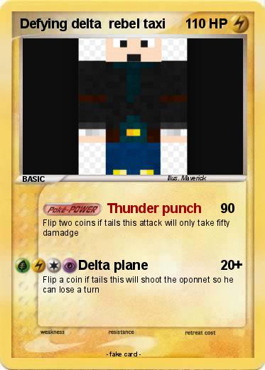 Pokemon Defying delta  rebel taxi