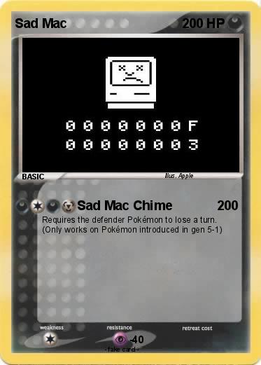 Pokemon Sad Mac
