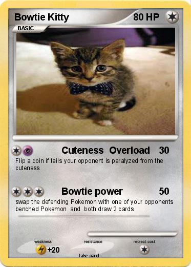 Pokemon Bowtie Kitty