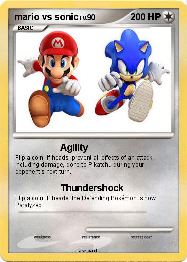 Pokemon mario vs sonic