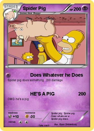 Pokemon Spider Pig