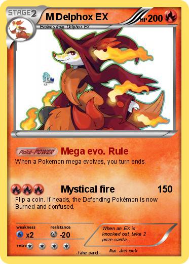 Pokemon M Delphox EX