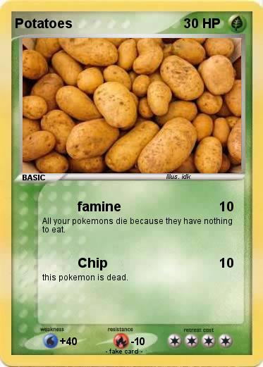 Pokemon Potatoes