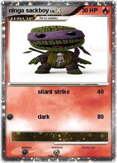 Pokemon ninga sackboy