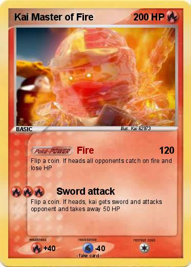 Pokemon Kai Master of Fire