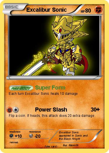 Pokemon Excalibur Sonic