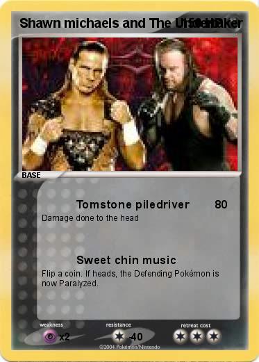 Pokemon Shawn michaels and The Undertaker