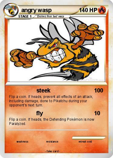 Pokemon angry wasp