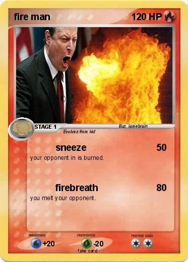 Pokemon fire man