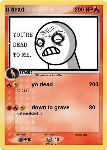 Pokemon u dead