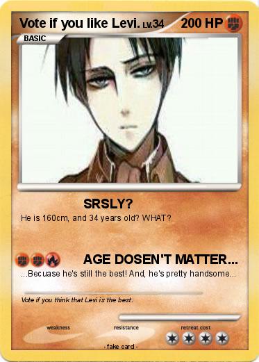 Pokemon Vote if you like Levi.