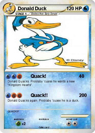 Pokemon Donald Duck