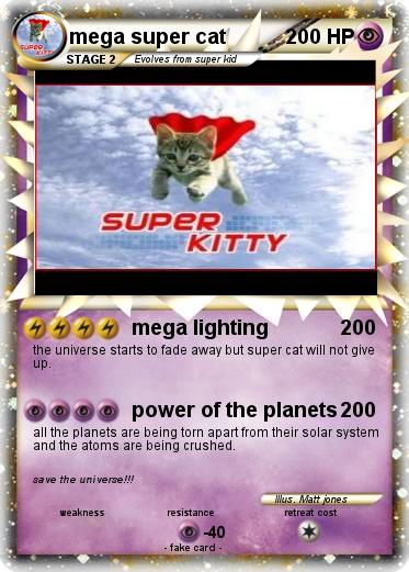 Pokemon mega super cat
