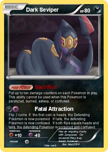 Pokemon Dark Seviper