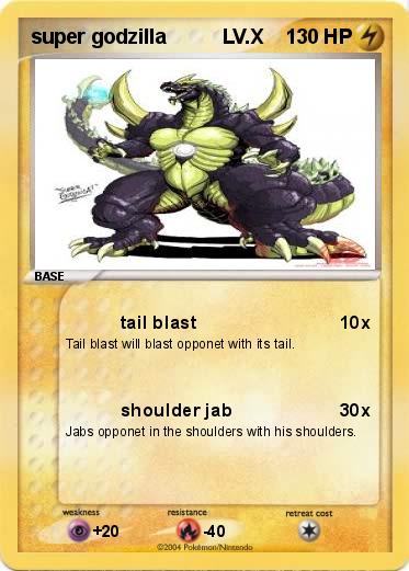 Pokemon super godzilla          LV.X