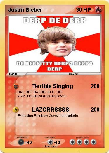 Pokemon Justin Bieber