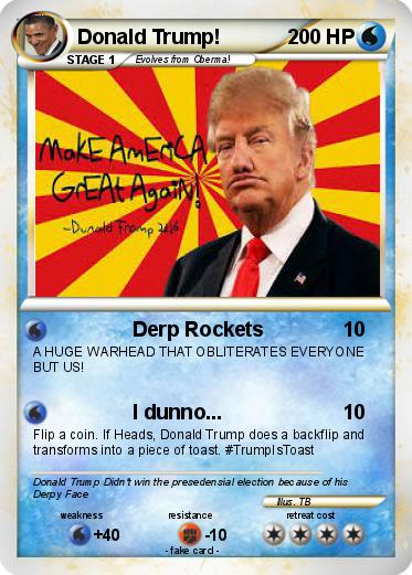 Pokemon Donald Trump!